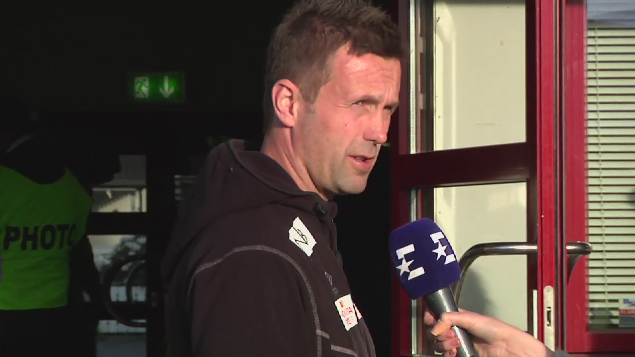 Deila og Espeseth etter kampen i Sarpsborg